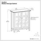 Acadian Medium Storage Cabinet