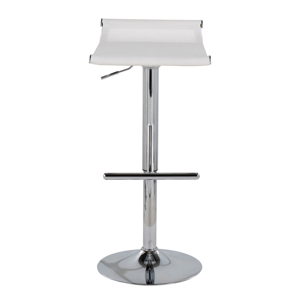 Contemporary Adjustable Bar Stool in Various Colors