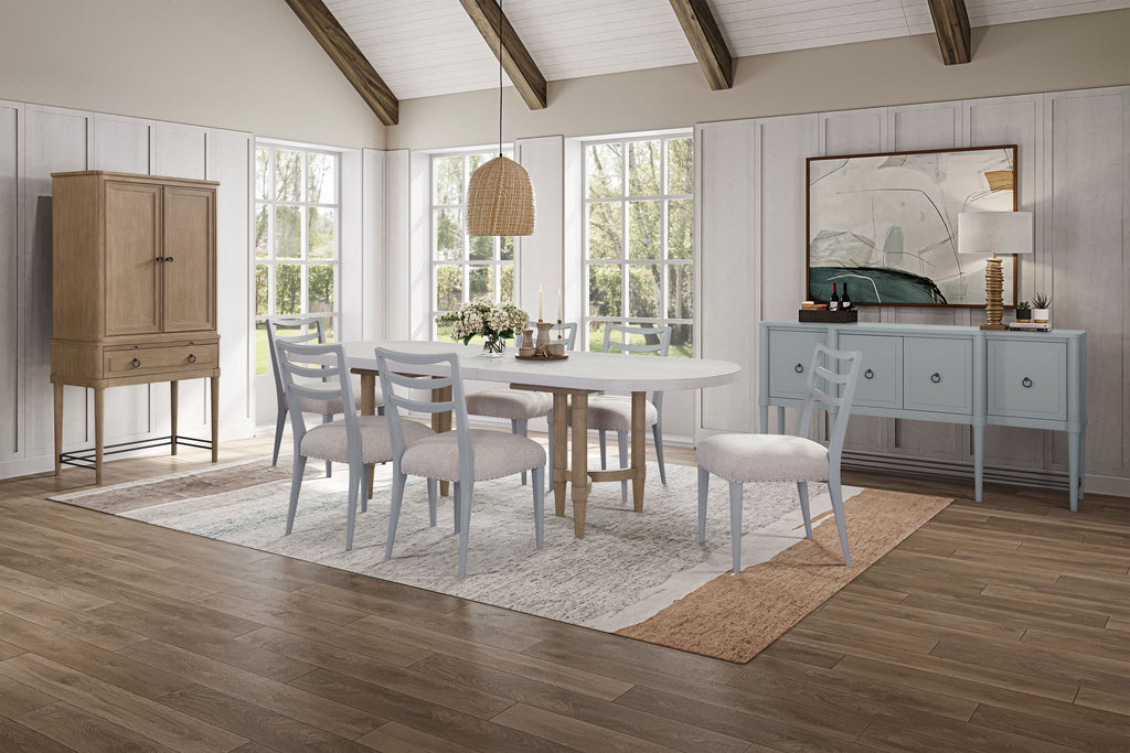 Breakfront Sideboard in Ocean Finish