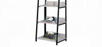 Wendral Rectangular Leaning-Ladder Bookshelf