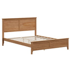 Modern Solid Wood Queen Size Platform Bed