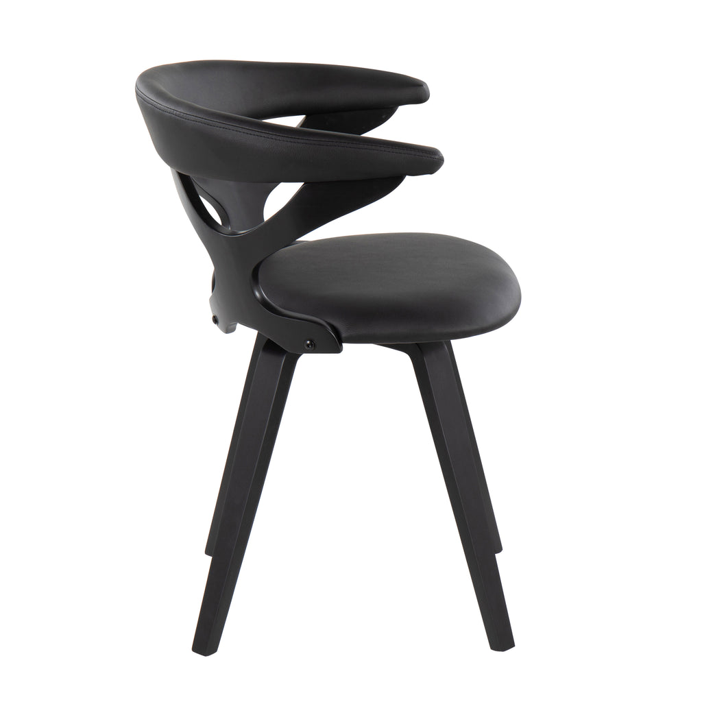 Contemporary Dining Accent Chair with Swivel