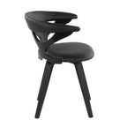Contemporary Dining Accent Chair with Swivel