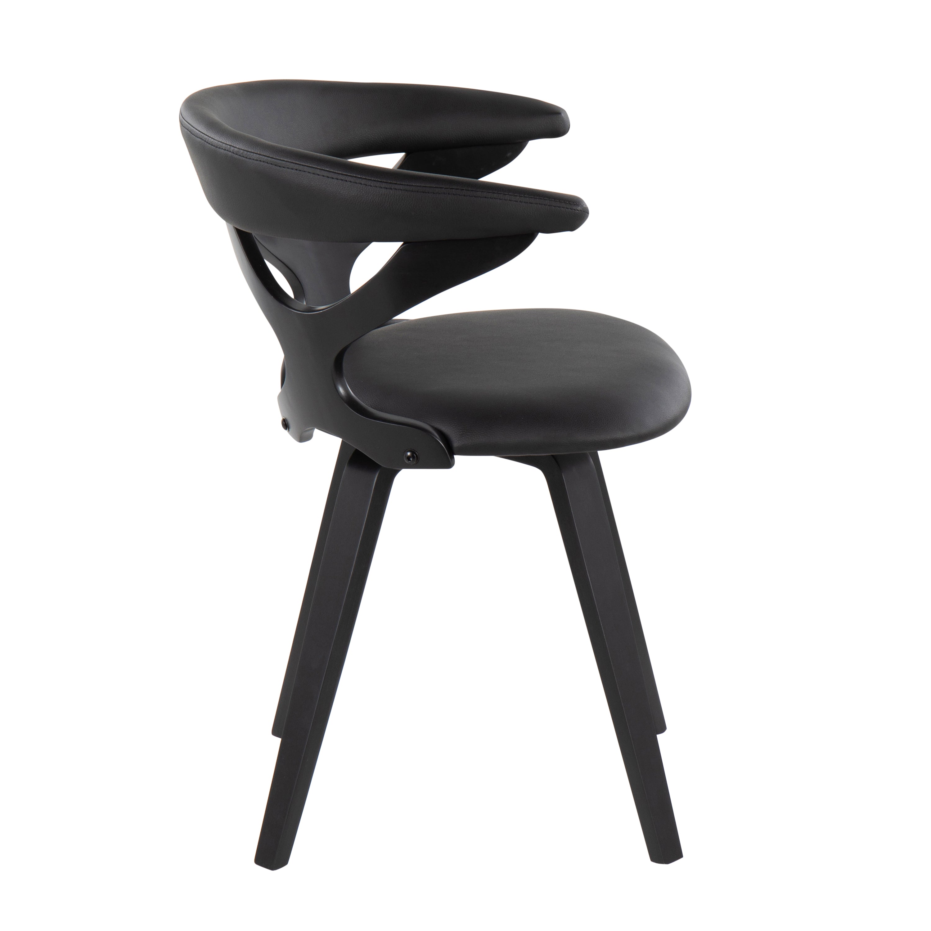Contemporary Dining Accent Chair with Swivel