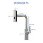 360° Pull-Down Kitchen Faucet with 4 Spray Modes