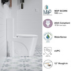 1.1/1.6 GPF Tornado Flush One-Piece Toilet