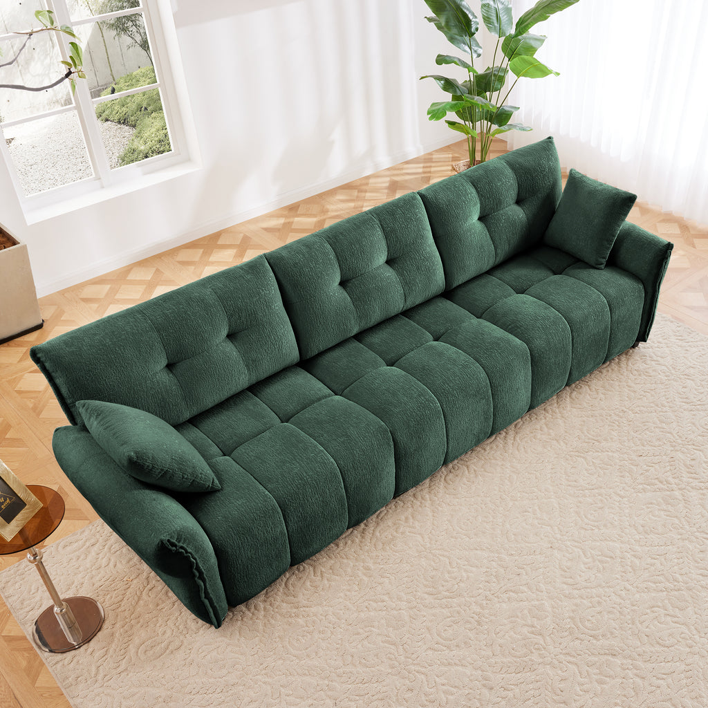 3-Seater Sofa Set with Pillows