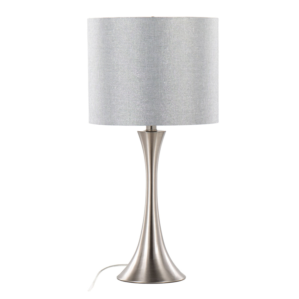 24" Contemporary Metal Table Lamp