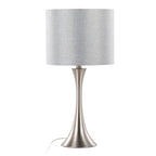 24" Contemporary Metal Table Lamp