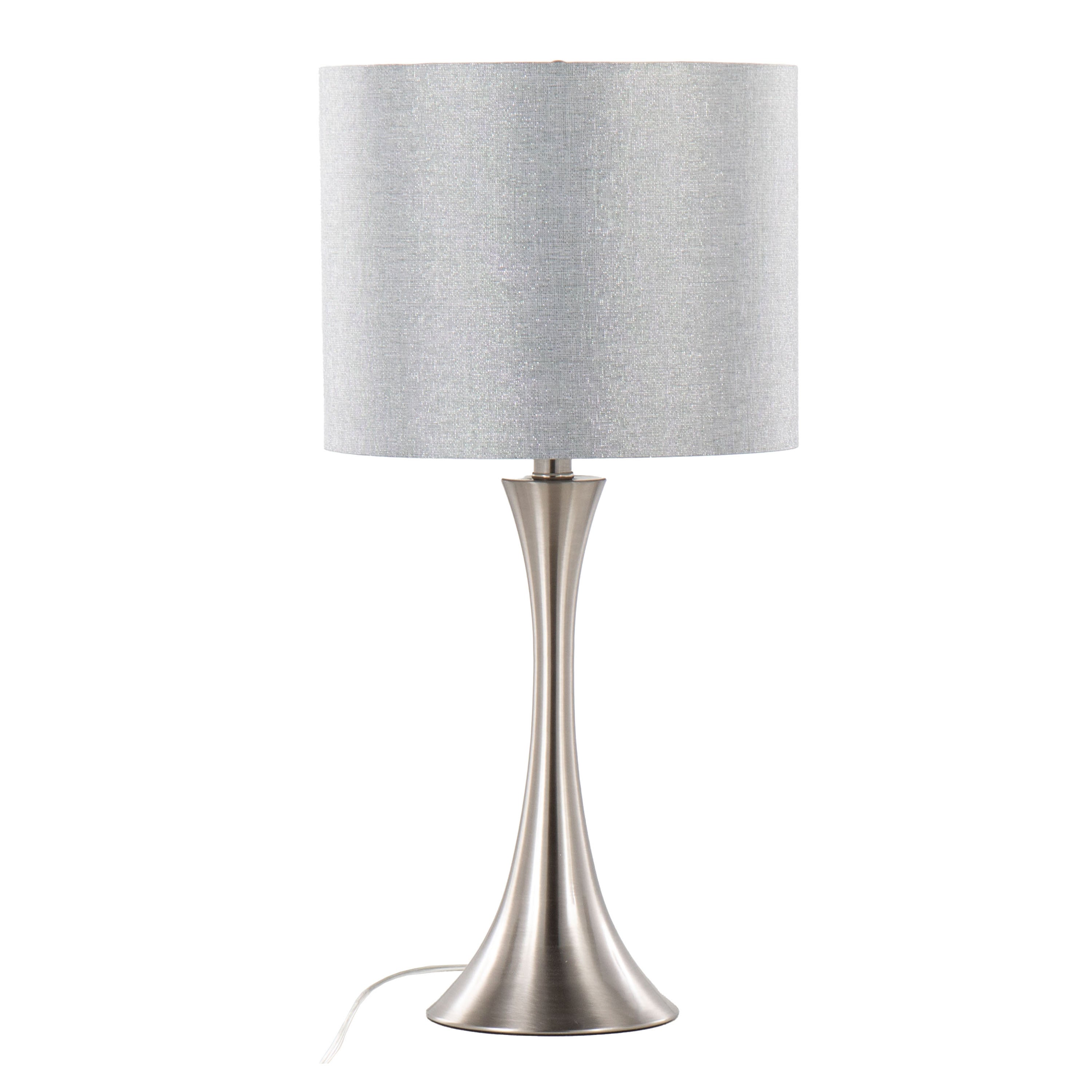 24" Contemporary Metal Table Lamp