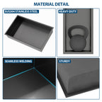21" x 13" Stainless Steel Shower Niche, Gunmetal
