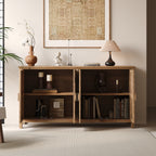60" Wood Accent Cabinet with 4 Doors
