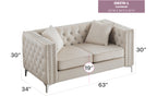Glory Furniture Paige G827A-L Loveseat