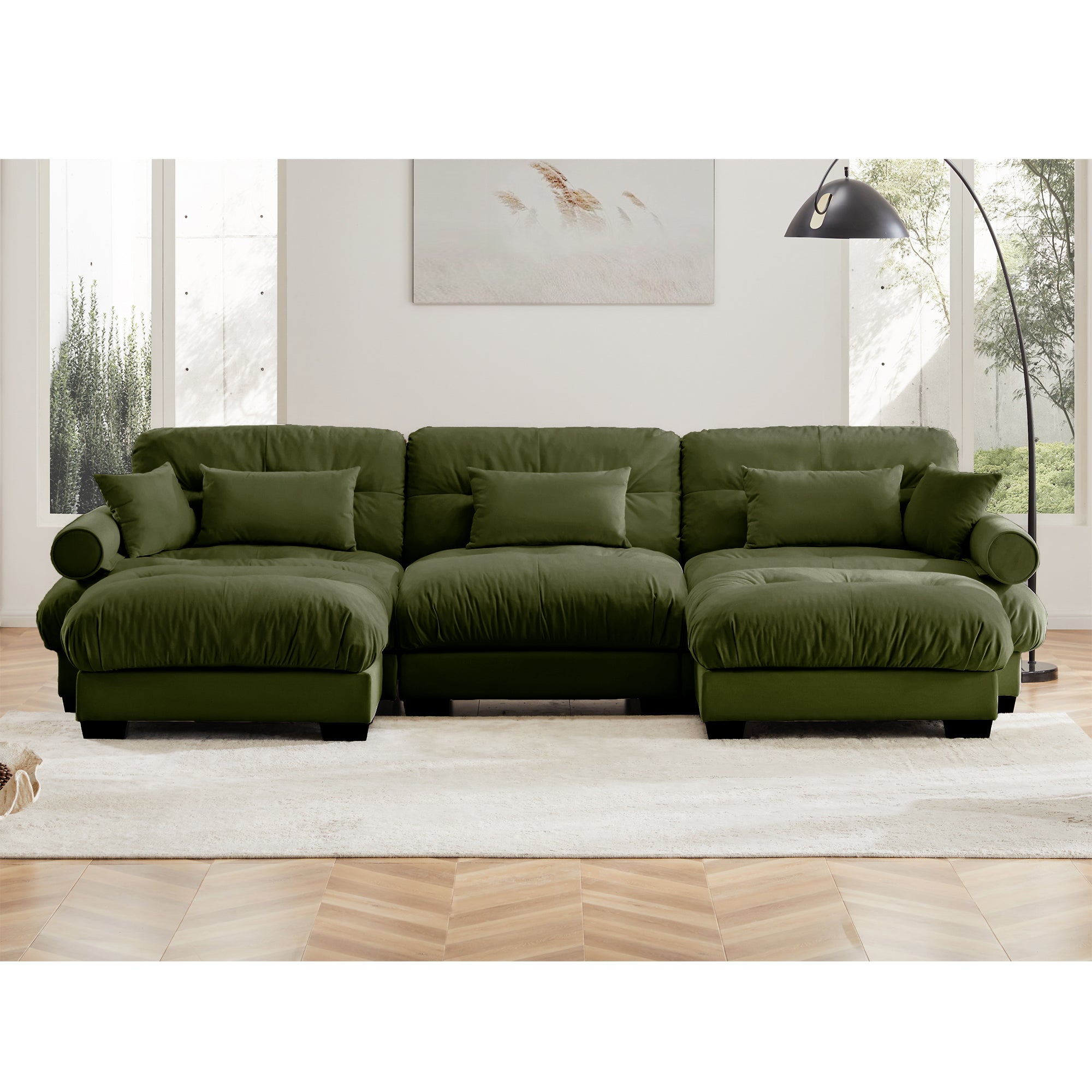 U Shape Modular Sectional Sofa Couch