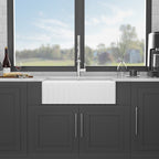 White Farmhouse Sink - 33 x 20 x 10 Inch
