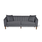 Contemporary 3-Seater Sofa with Accent Pillows