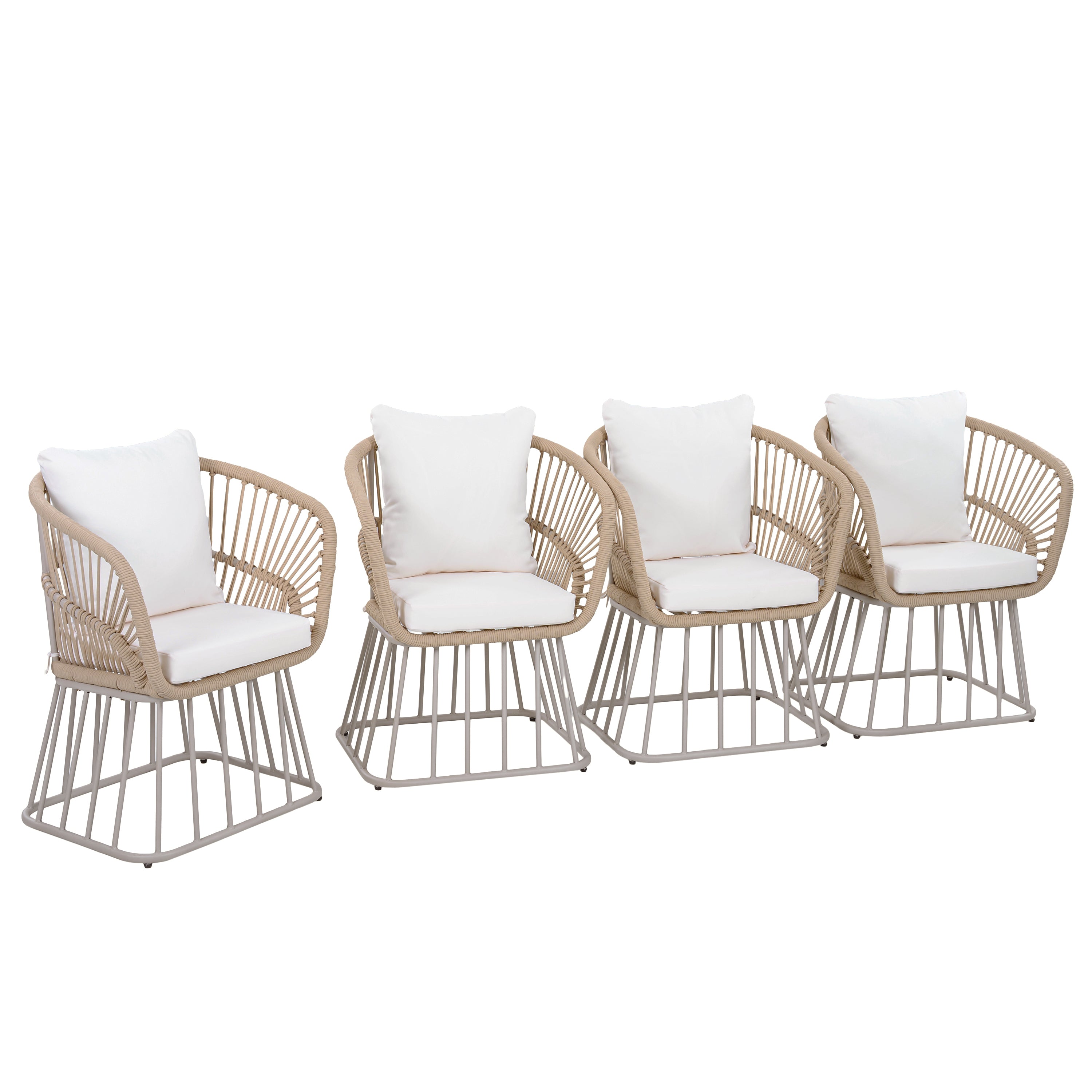 Outdoor Dining Chair MP1 - Teak Finish Wicker