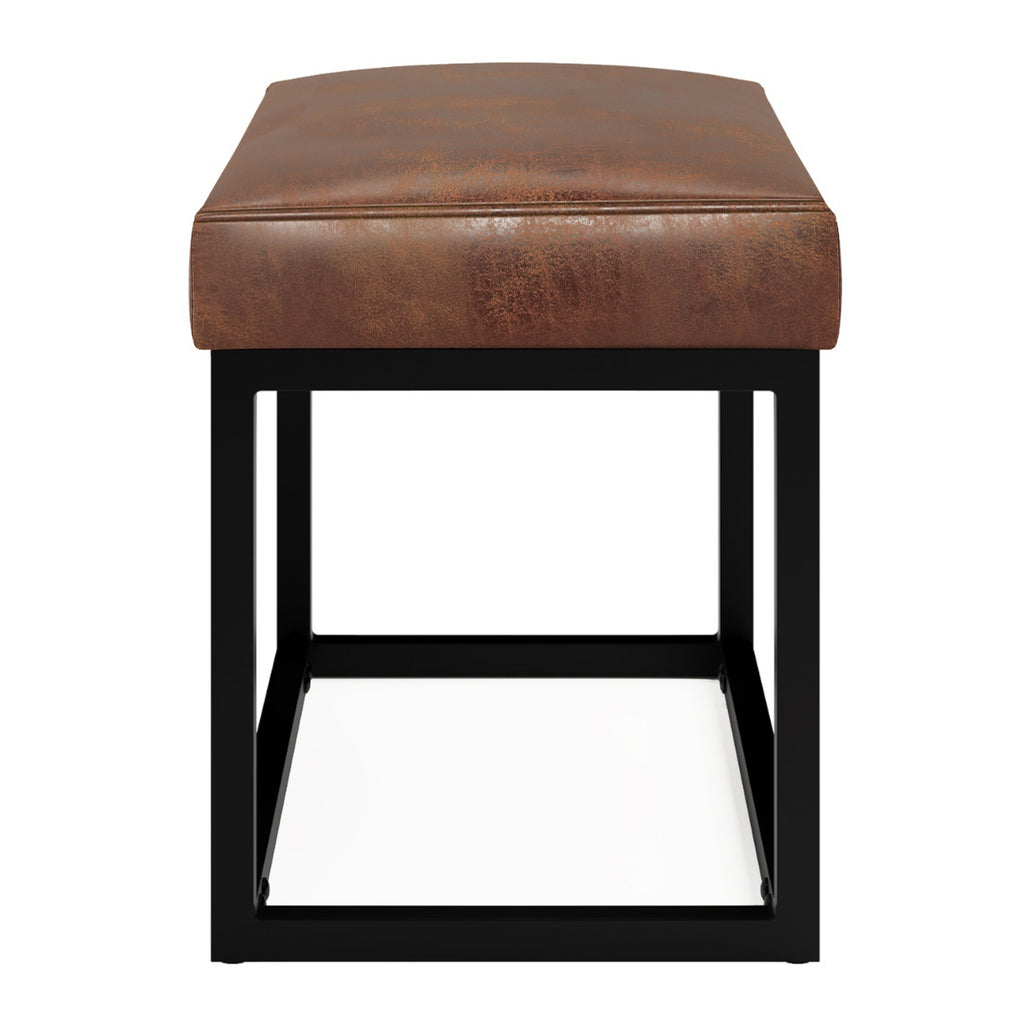 Reynolds Small Bench - Distressed Saddle