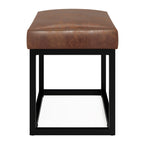 Reynolds Small Bench - Distressed Saddle