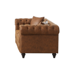 FX 63.5" Contemporary Design Chesterfield Sofa