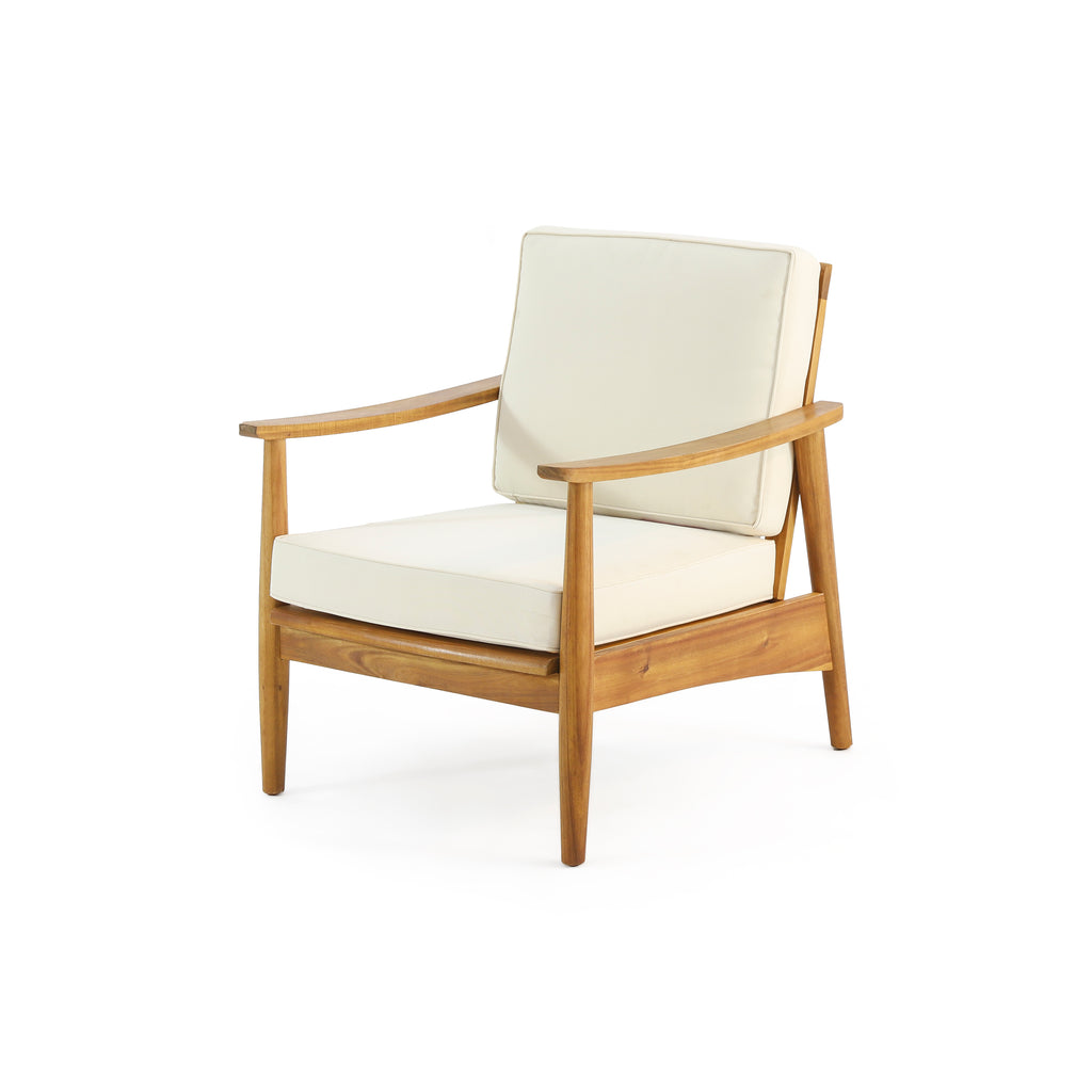 Club Chairs Laurent 500lbs Capacity Acacia Outdoor