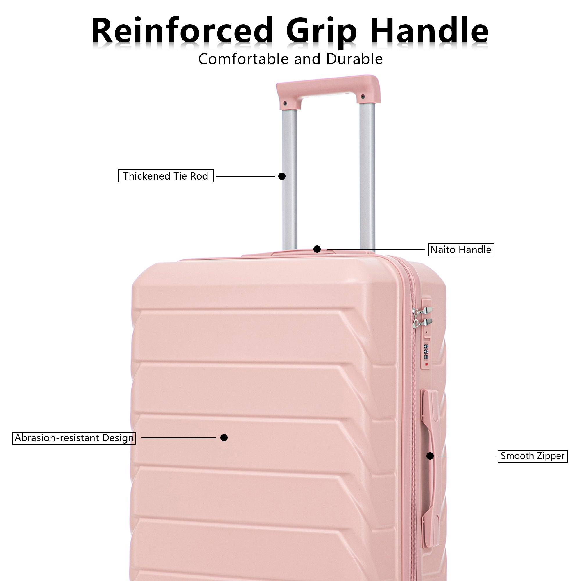 HIFINE TOURIST 20"/24"/28" 3 pcs/set in ABS Spinner Wheel Luggage