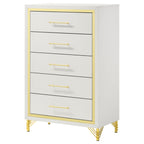 Chesney Modern Five-Drawer Chest