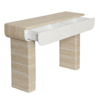 Entryway Table With Two Hidden Handle Drawers