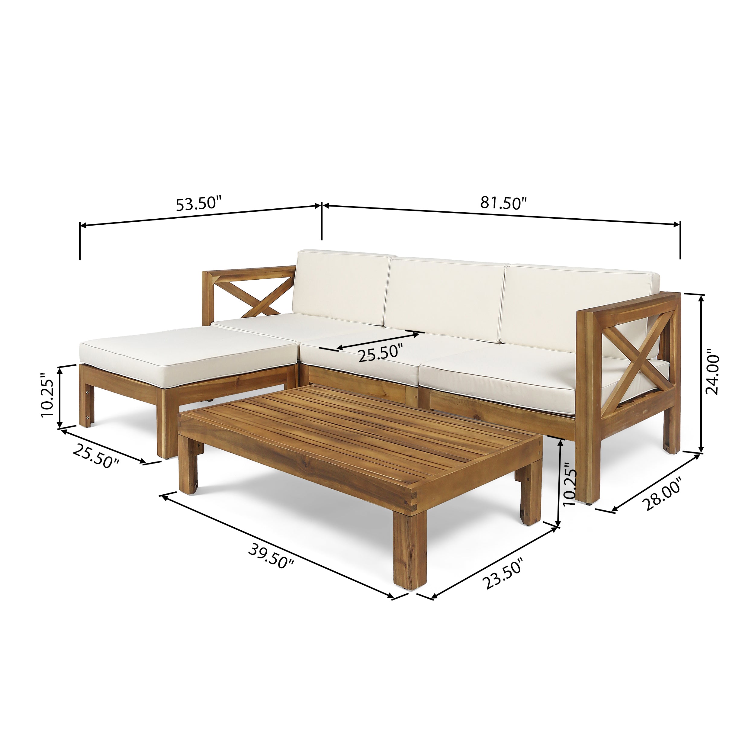 Alcove Lshape Sofa Set