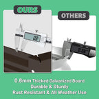 6x3x1.5ft Galvanized Raised Garden Bed