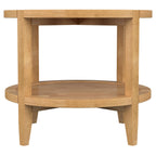 Elliott Maple 2-Piece Round Coffee and End Table Set