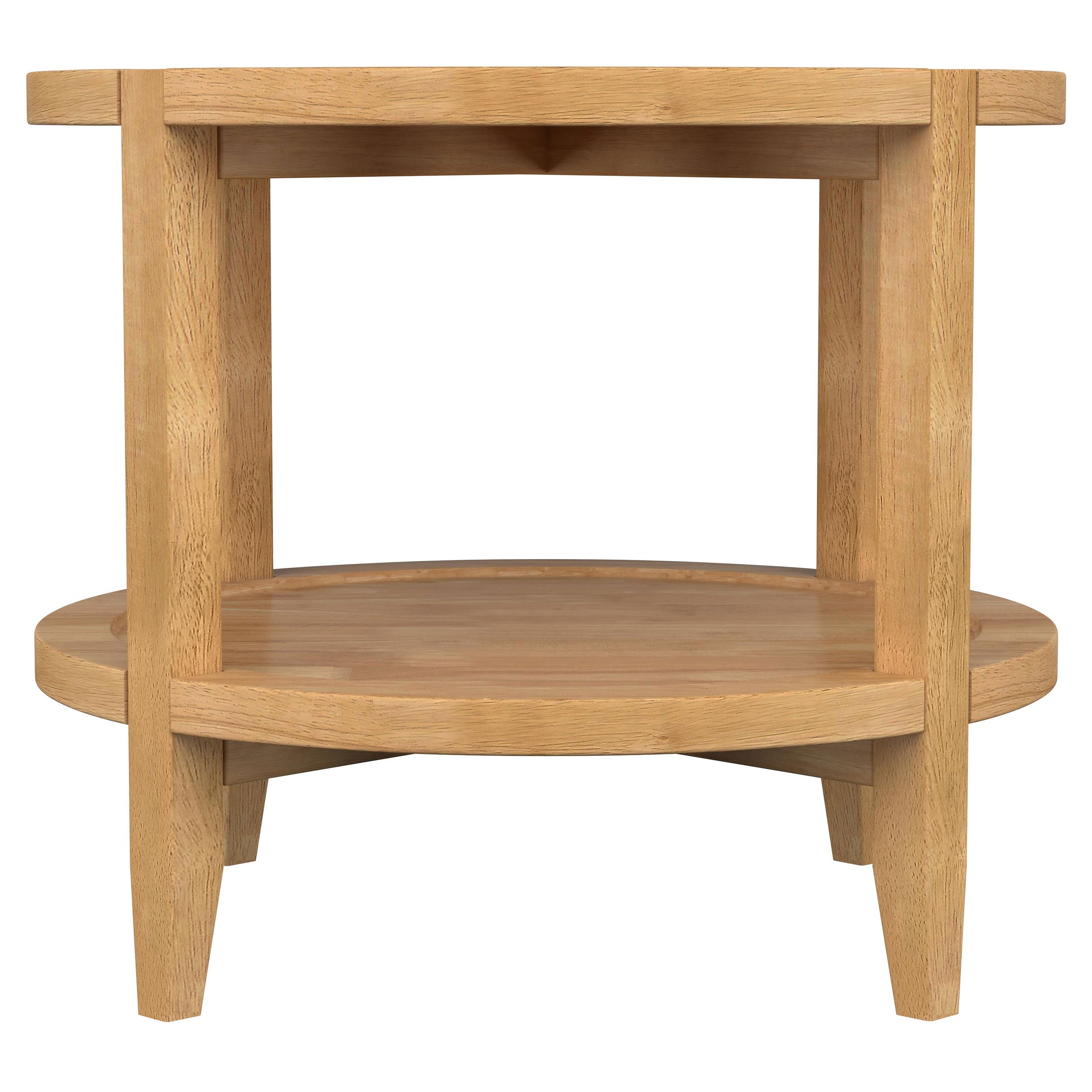 Elliott Maple 2-Piece Round Coffee and End Table Set