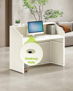 47" Modern Reception Desk