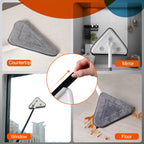 Effortless Wall Cleaning Mop with Disposable Pads