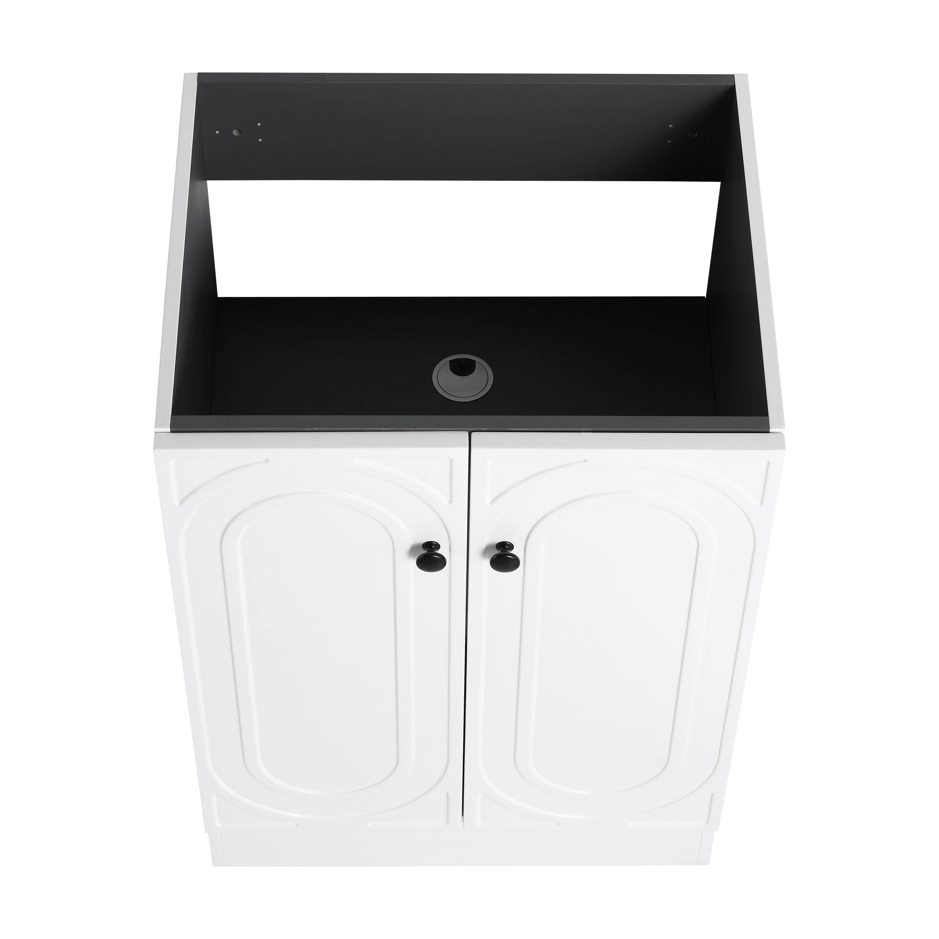 24" Freestanding Bathroom Vanity & 2 Soft-Close Cabinet Doors