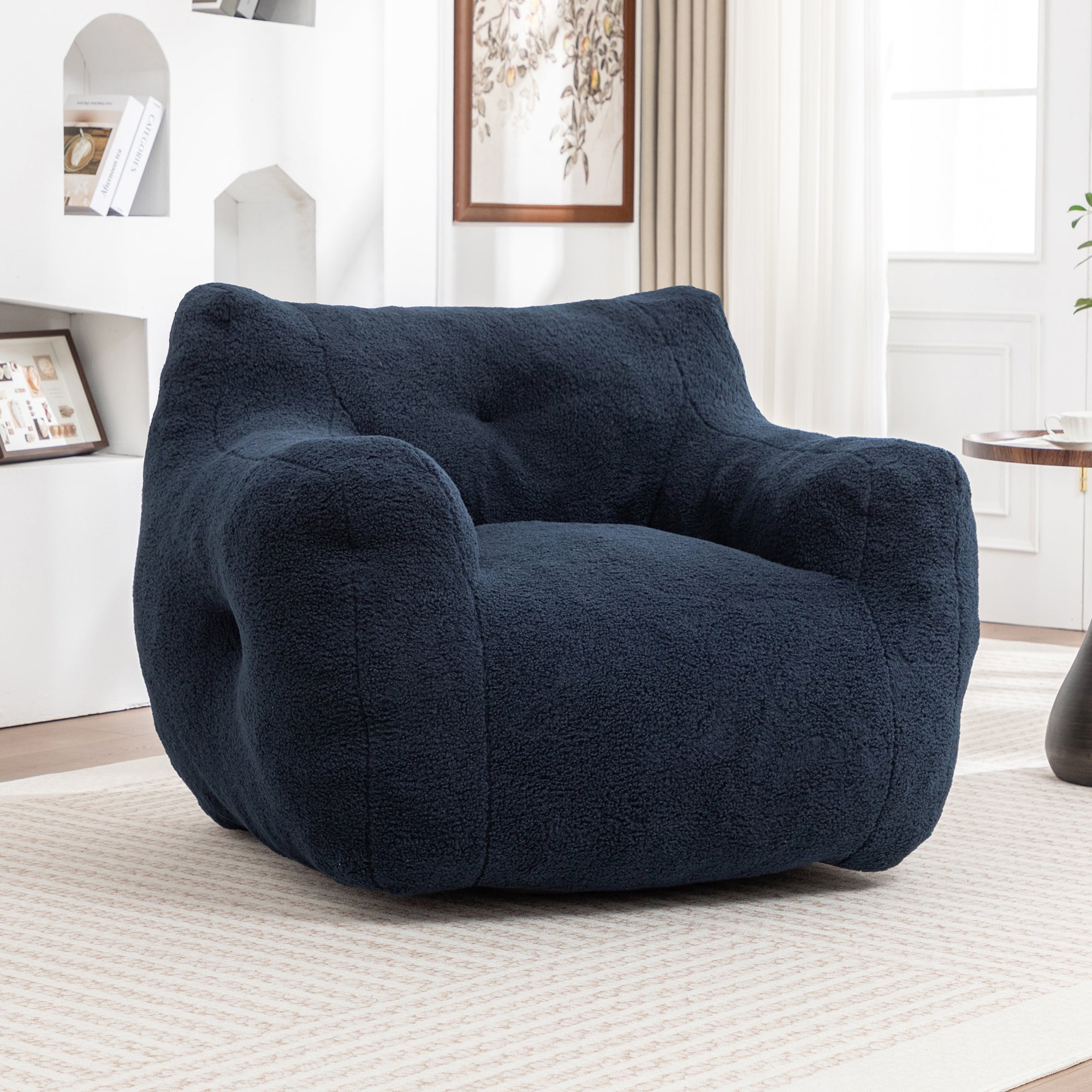 Bean Bag Chair with Armrests