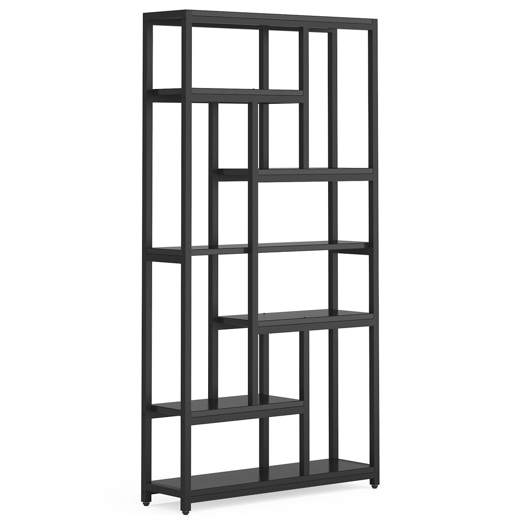 78.7" Extra Tall 7-Tier Industrial Bookcase
