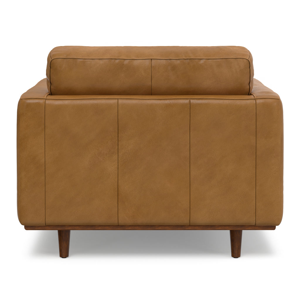 Morrison 42" Wide Mid-Century Modern Arm Chair in Sienna