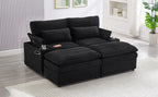 Loveseat Sofa 70.9" Free-Combined Sectional Convertible Sofa Bed