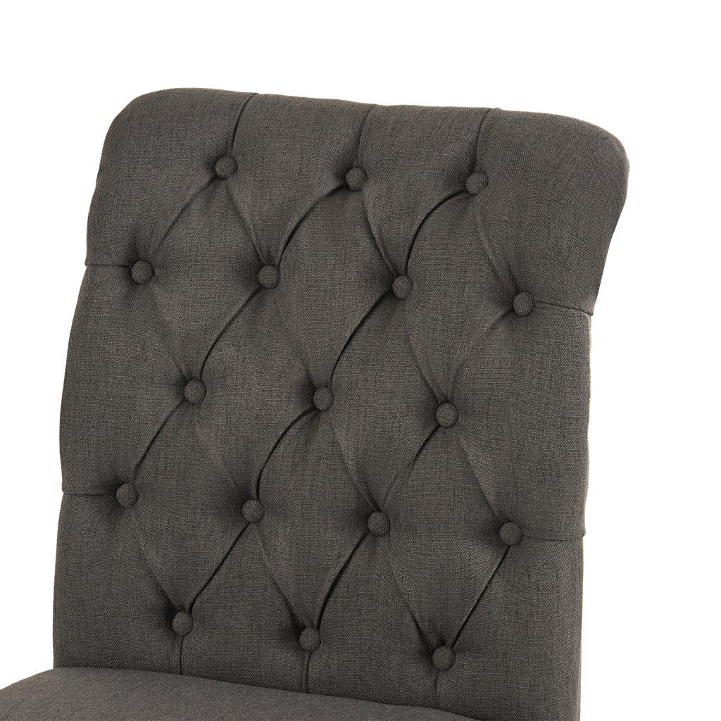 Broxton Tuft Dining Rolltop Chairs (Set of 2)