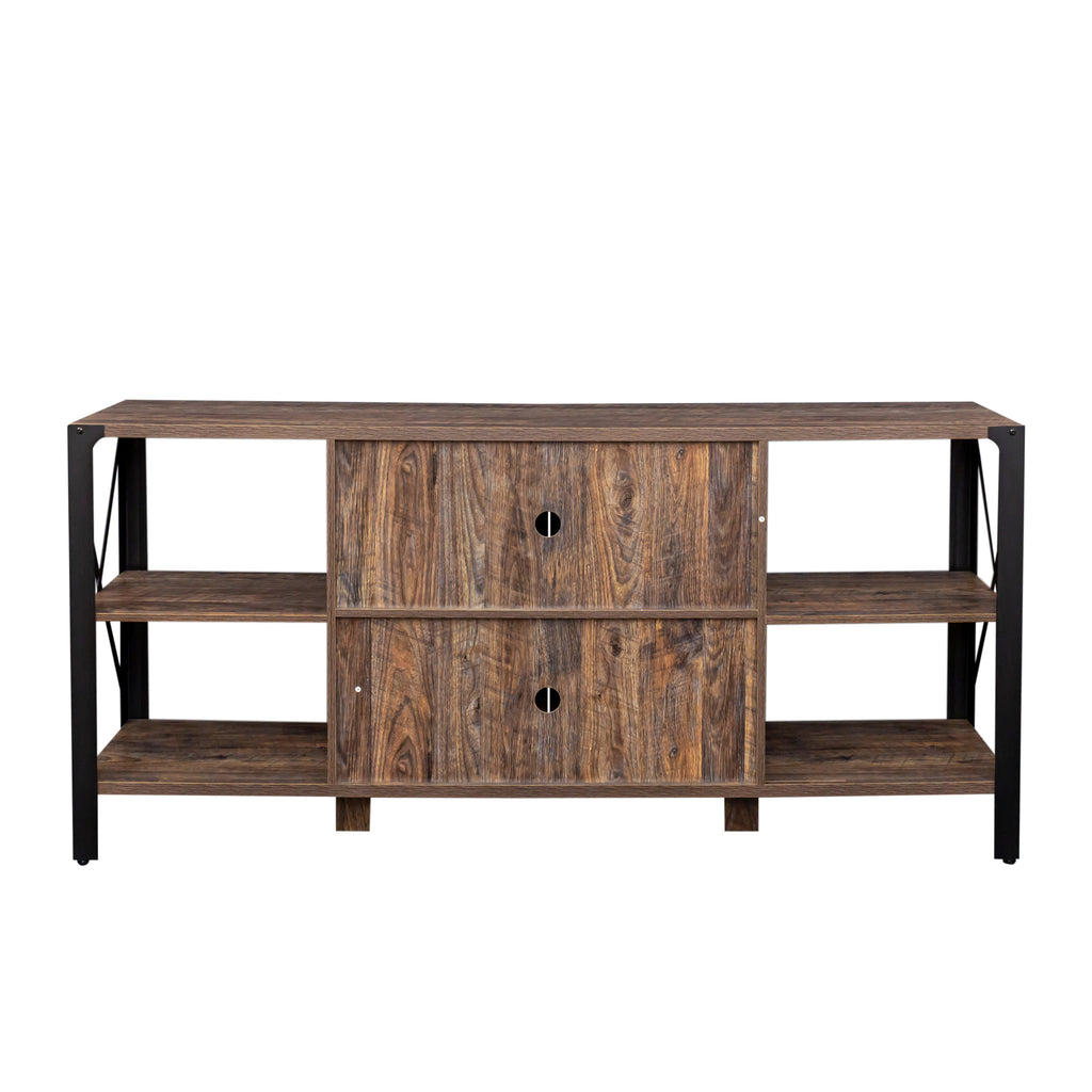 Industrial Farmhouse TV Stand for Living Room or Bedroom