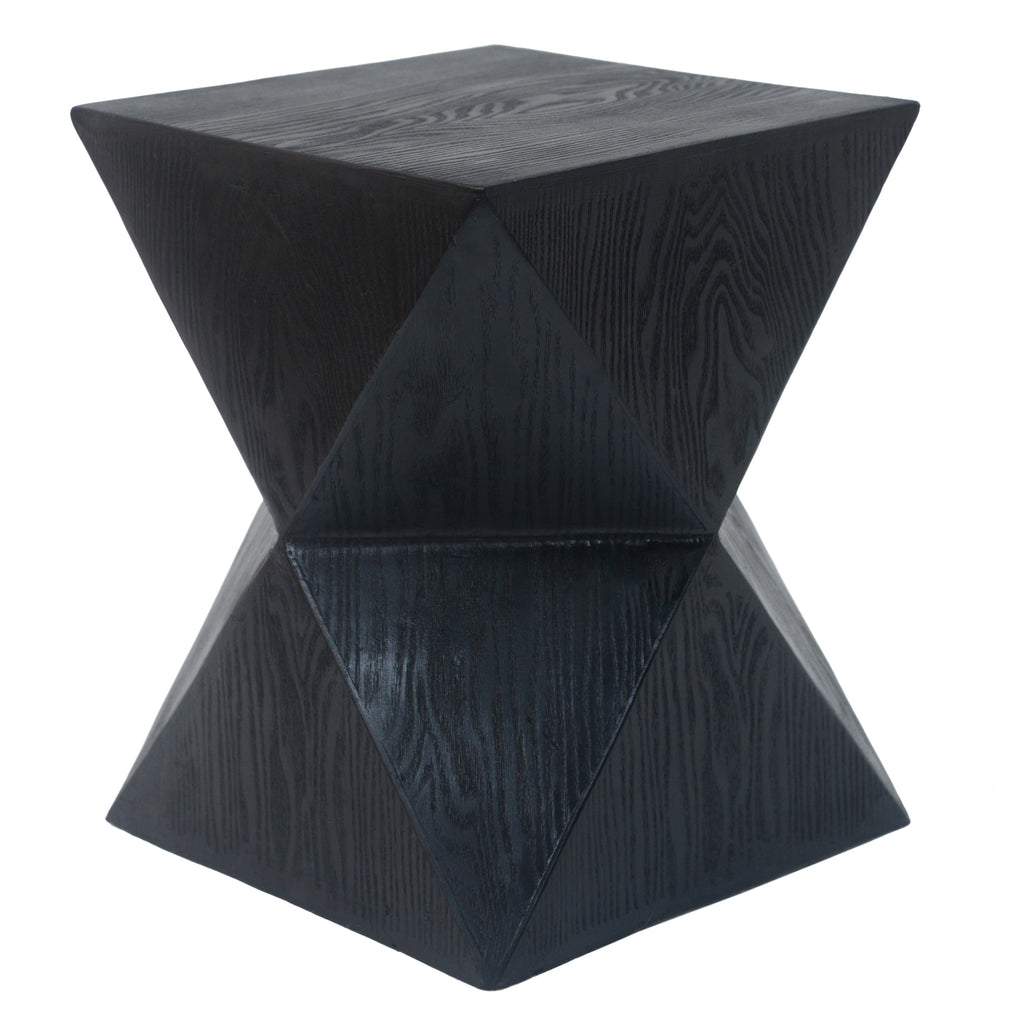 14.25" Black Accent Table