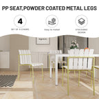 Summer - 4-Pack Modern Striped Color Block Chairs