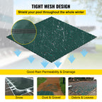 Pool Safety Cover 16x40 ft
