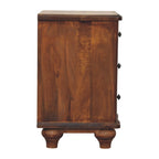 Solid Wood Lume Panel Bedside Table
