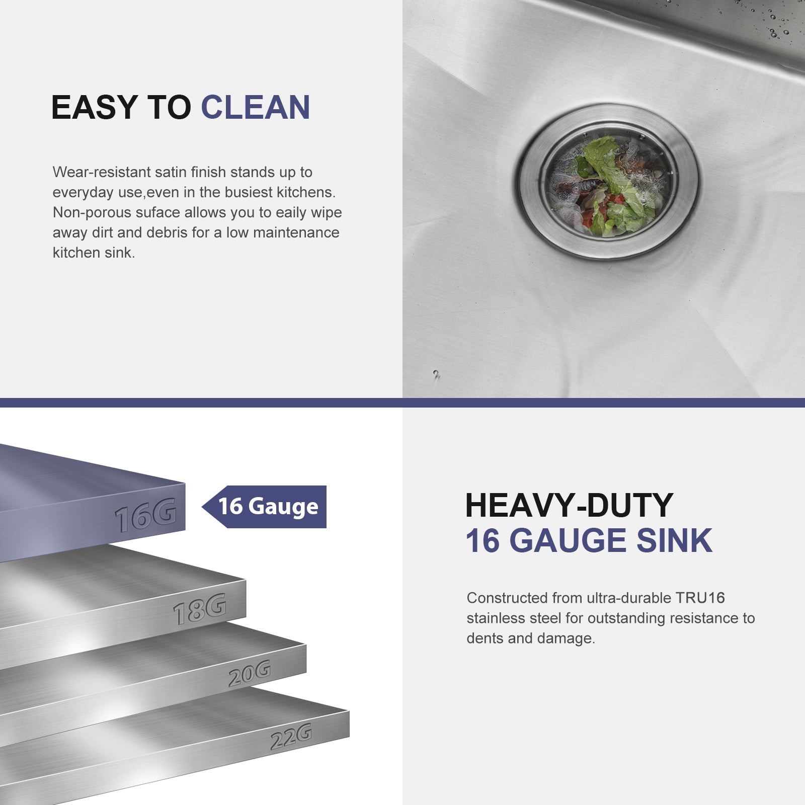 Double Bowl (50/50) Undermount Kitchen Sink