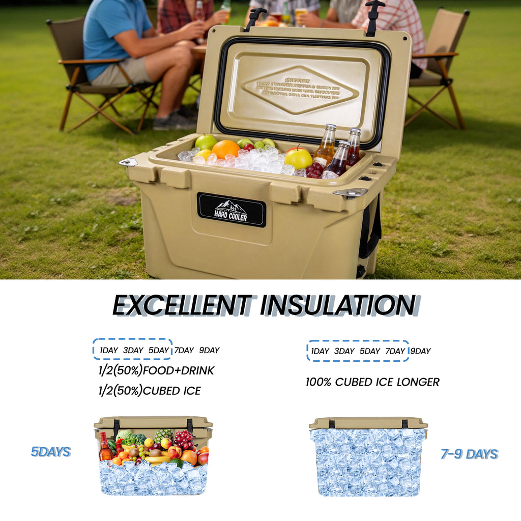 50 Quart Khaki Cooler