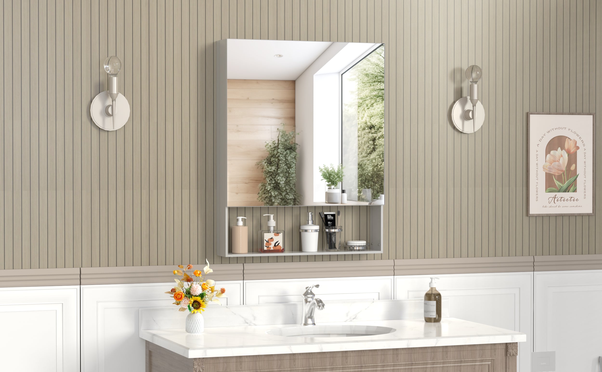 24" x 30" Medicine Cabinet with Mirror