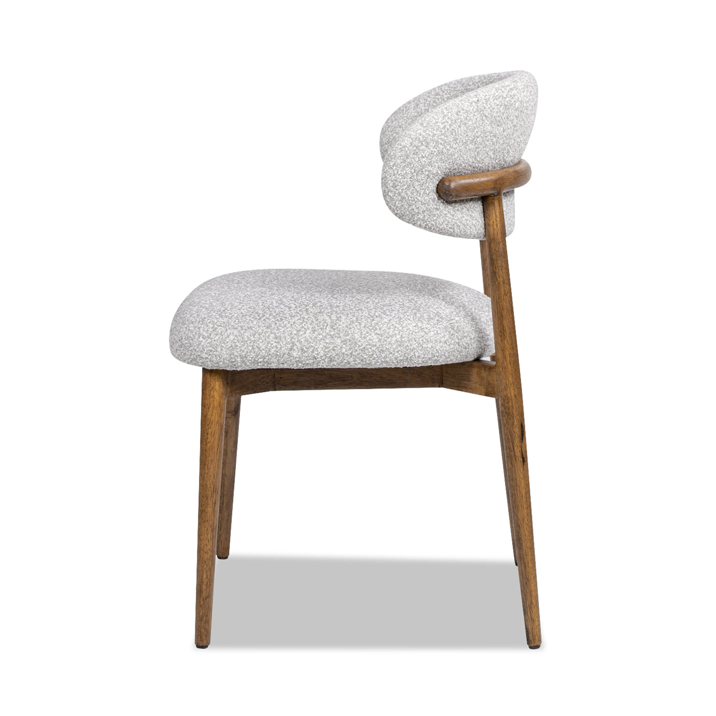 Locke 20.5" Modern Upholstered Dining Chair with Wood Frame