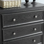 Modern 5-Drawer Dresser with Storage Cabinet